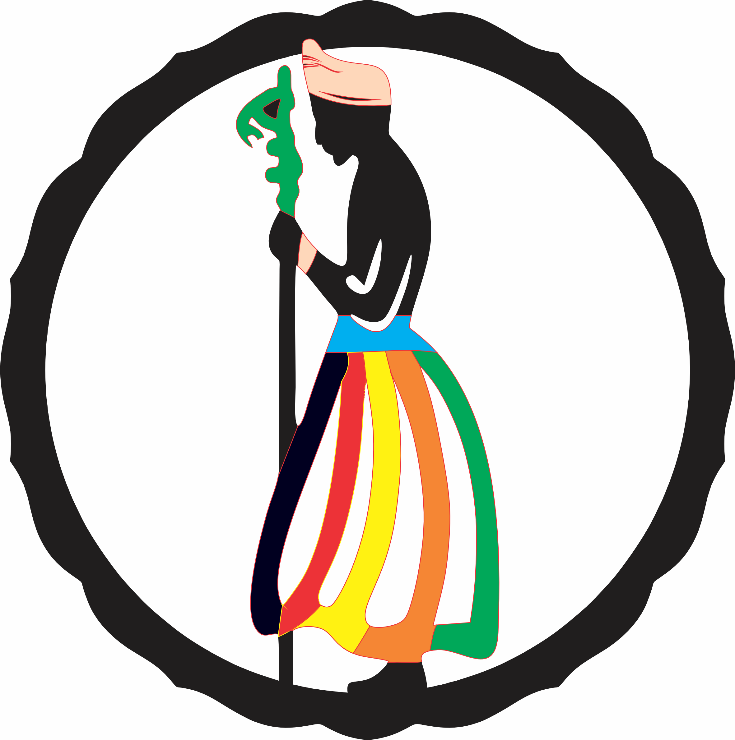 imagem do arquivo vetor para download Mandala Orixá Oxumaré