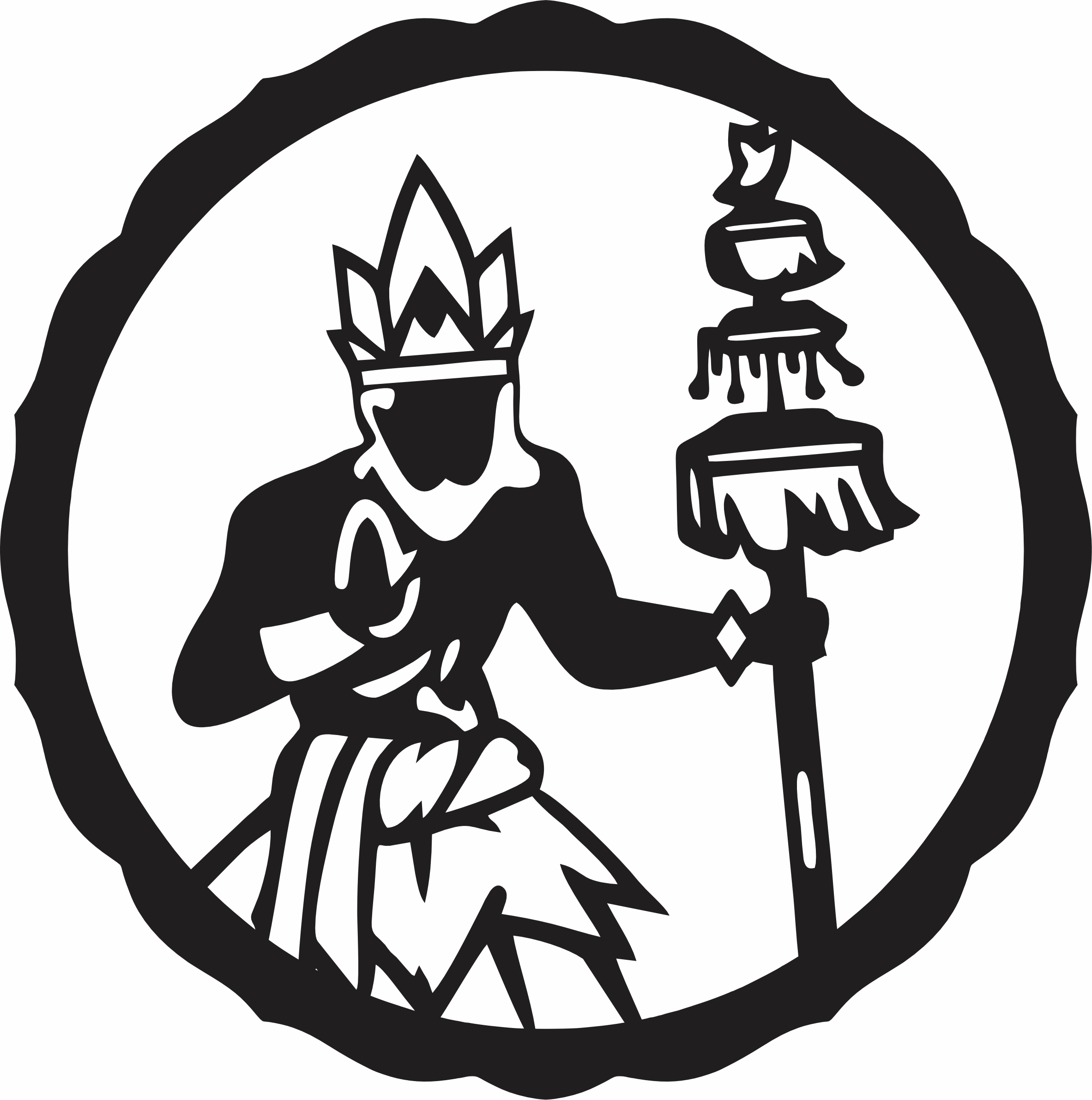 imagem do arquivo vetor para download Mandala Orixá  Oxalá