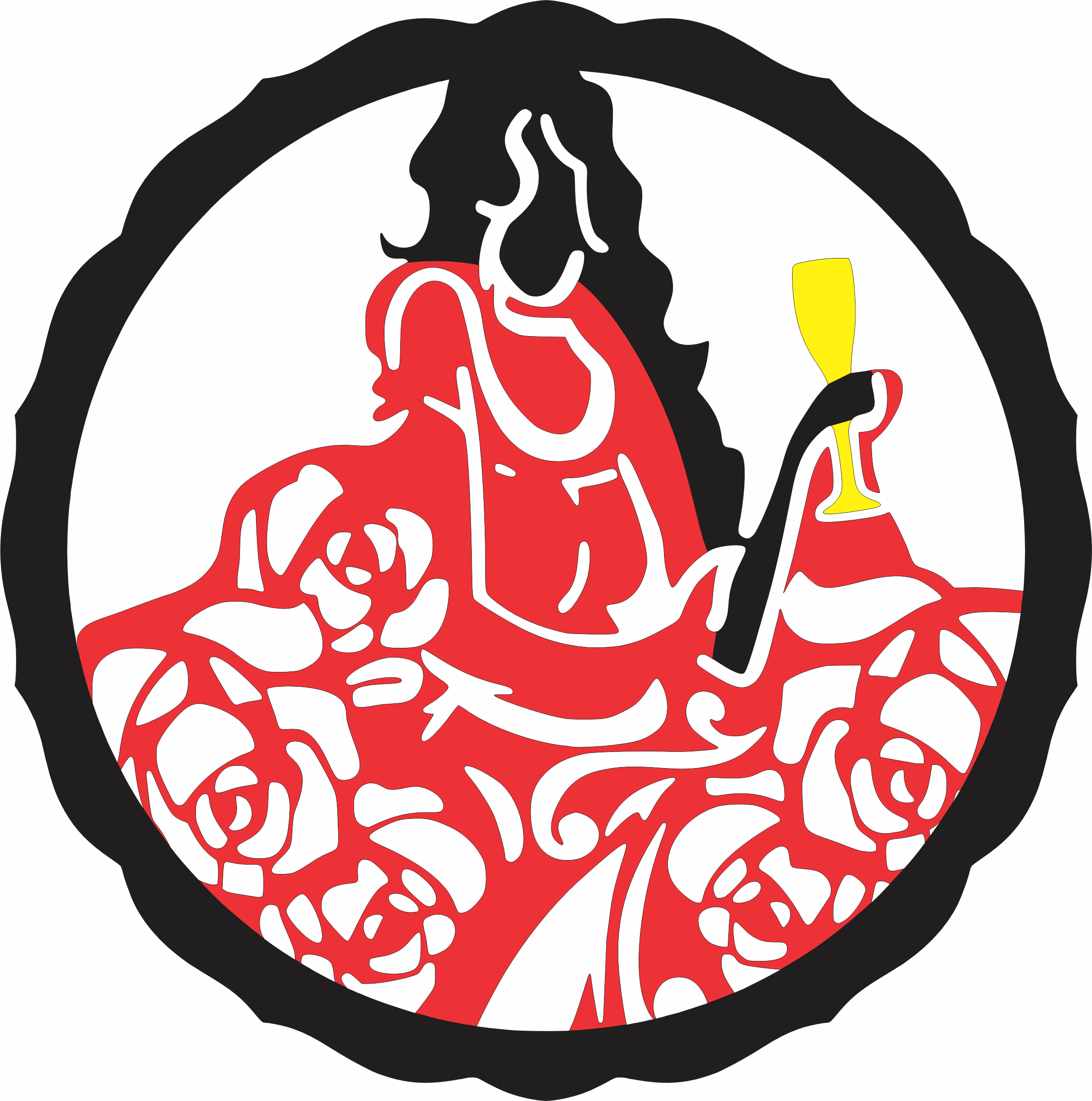 imagem do arquivo vetor para download Mandala Orixá   Pomba Gira 