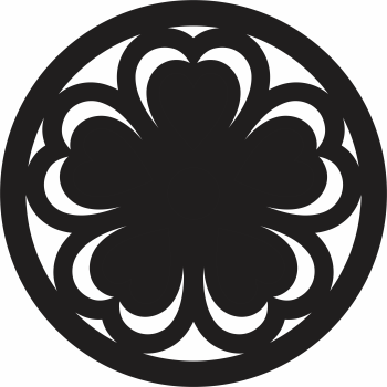 imagem do arquivo vetor para download Mandala de Copas