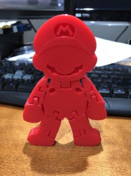 imagem do arquivo vetor para download Mario 3d Articulável