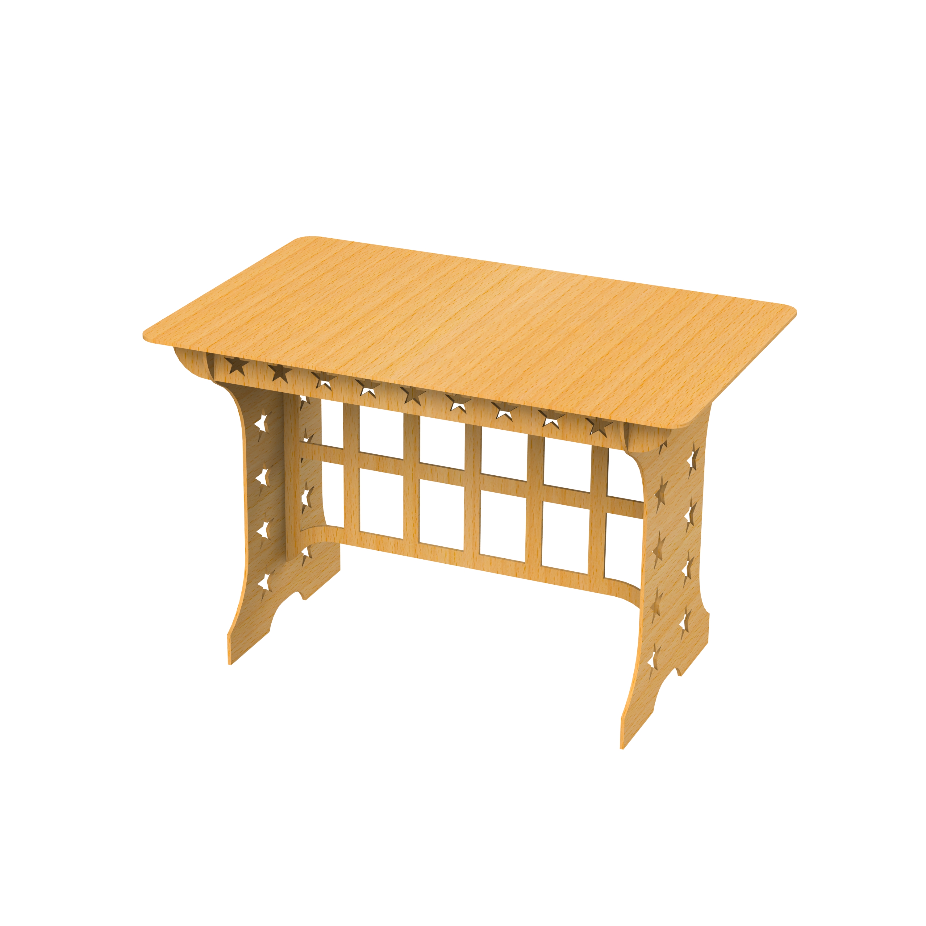 imagem do arquivo vetor para download Mesa Provençal Puzzle3D