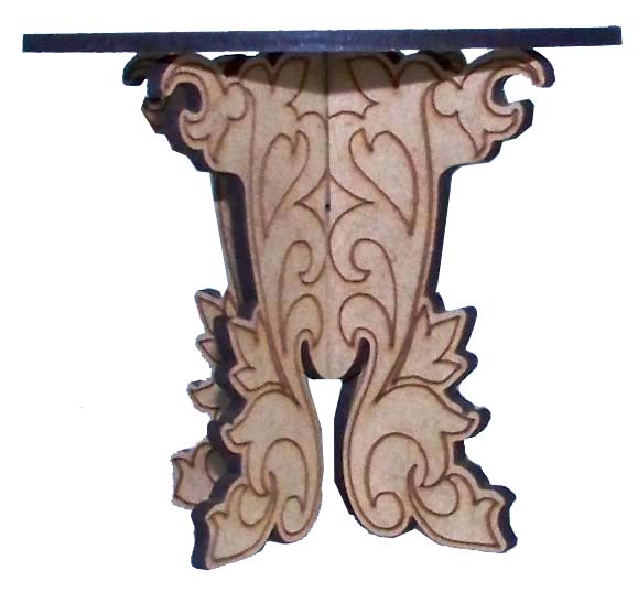 imagem do arquivo vetor para download Mesa de mdf decorativa 