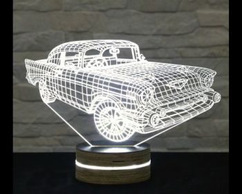 imagem do arquivo vetor para download Modelo de Luminária 3 em Forma de Carro