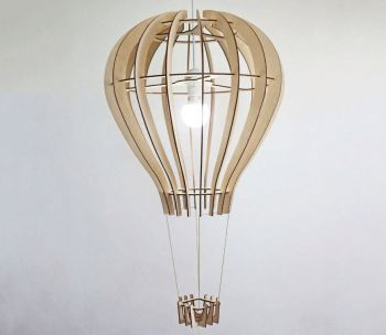 imagem do arquivo vetor para download Modelo de Luminária de Teto com Design de Balão