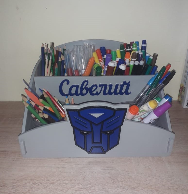 imagem do arquivo vetor para download Organizador de Mesa Transformers