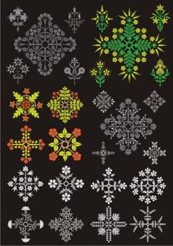 imagem do arquivo vetor para download Ornamento de Design Floral