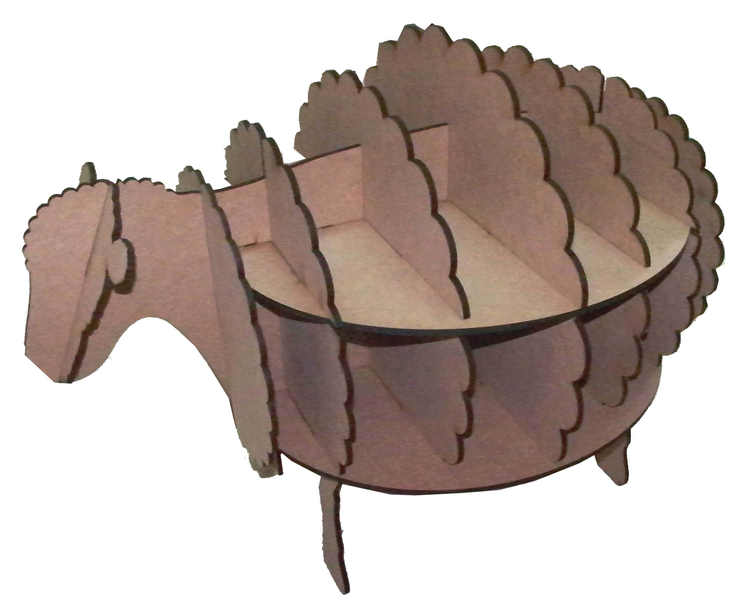imagem do arquivo vetor para download Ovelha 3D
