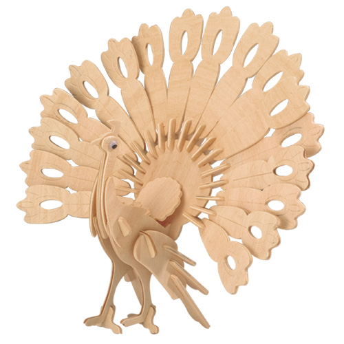 imagem do arquivo vetor para download Pavão 3D