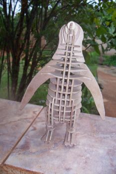 imagem do arquivo vetor para download Pinguim 3D