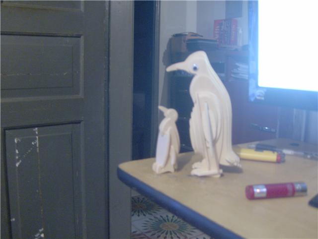 imagem do arquivo vetor para download Pinguim 3D