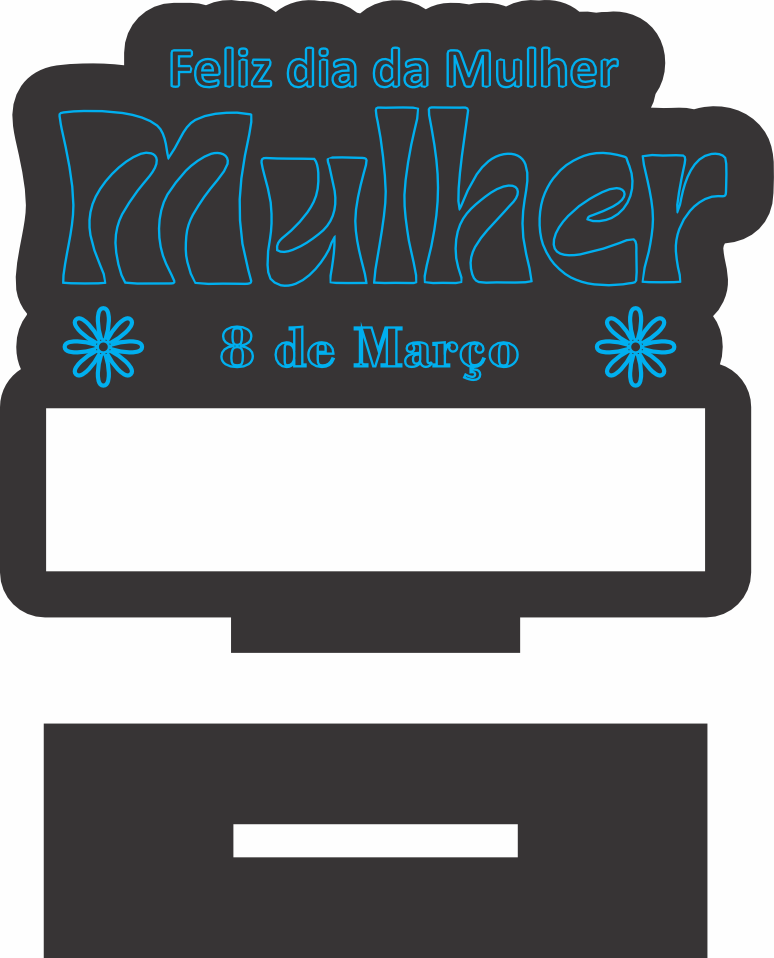 imagem do arquivo vetor para download Porta Bis Presente  Mimo Dia das Mulheres