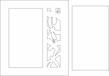 imagem do arquivo vetor para download Porta Retrato Abstrato 