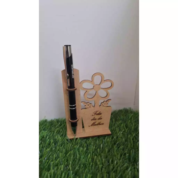 imagem do arquivo vetor para download Porta caneta Feliz dia da Mulher em mdf cru 