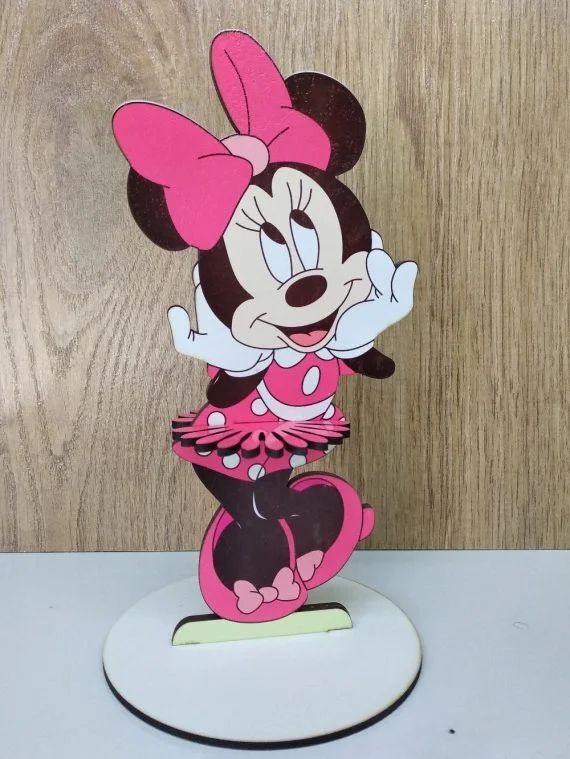 imagem do arquivo vetor para download Porta guardanapos Minnie Mouse 