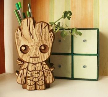 imagem do arquivo vetor para download Porta lapis do Groot