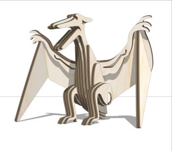 imagem do arquivo vetor para download Pterodátilo em Camadas