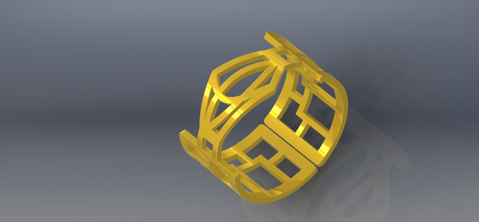 imagem do arquivo vetor para download Pulseira 3d