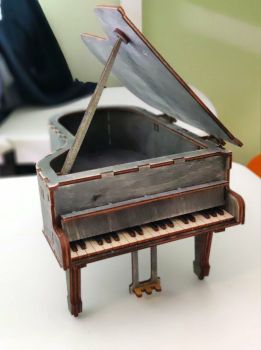 imagem do arquivo vetor para download Quebra Cabeça de Piano 3D 