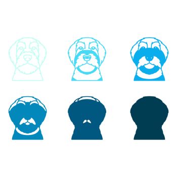 imagem do arquivo vetor para download Raça canina Griffon de aponte de pelo duro