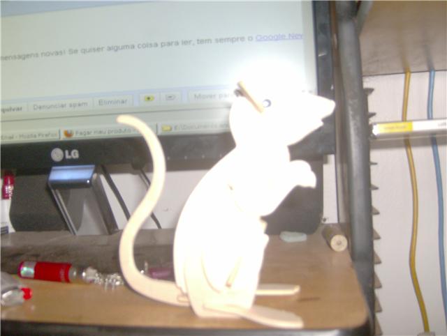 imagem do arquivo vetor para download Rato 3D