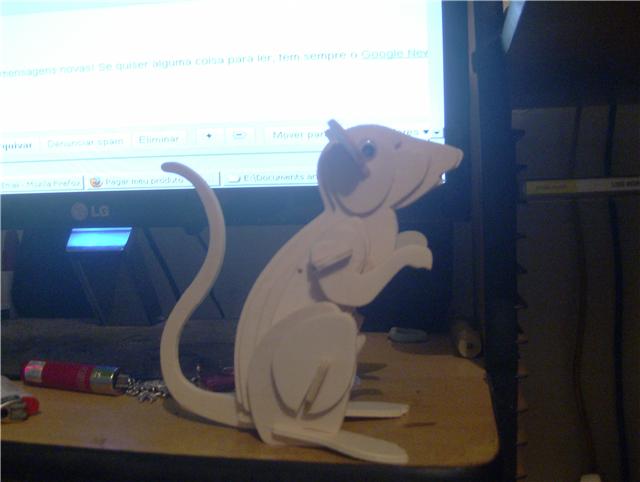 imagem do arquivo vetor para download Rato 3D