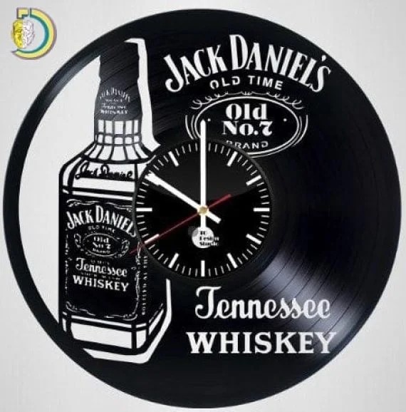 imagem do arquivo vetor para download Relógio de Parede Jack Daniels