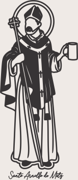 imagem do arquivo vetor para download Santo Arnulfo de Metz