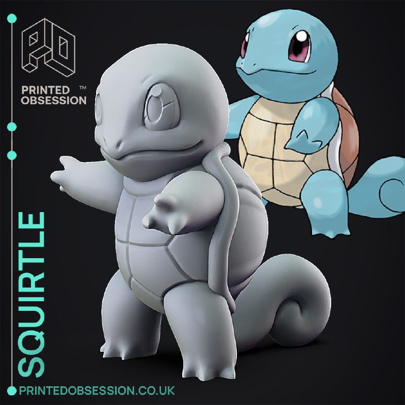 imagem do arquivo vetor para download Squirtle 3d