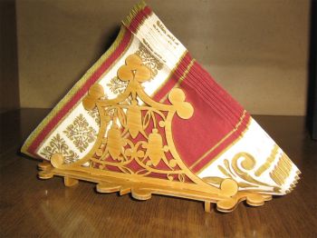 imagem do arquivo vetor para download Suporte Decorativo de Pé para Guardanapos