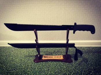 imagem do arquivo vetor para download Suporte de Espada em Corte a Laser