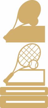 imagem do arquivo vetor para download Troféu Campeão das Raquetes