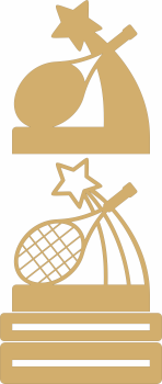 imagem do arquivo vetor para download Troféu Duplo Esportivo