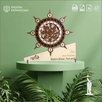 imagem do arquivo vetor para download Troféu Inovação e Direção Criativa