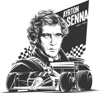 imagem do arquivo vetor para download Vetor Ayrton Senna