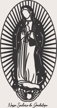 imagem do arquivo vetor para download Vetor de Nossa Senhora de Guadalupe