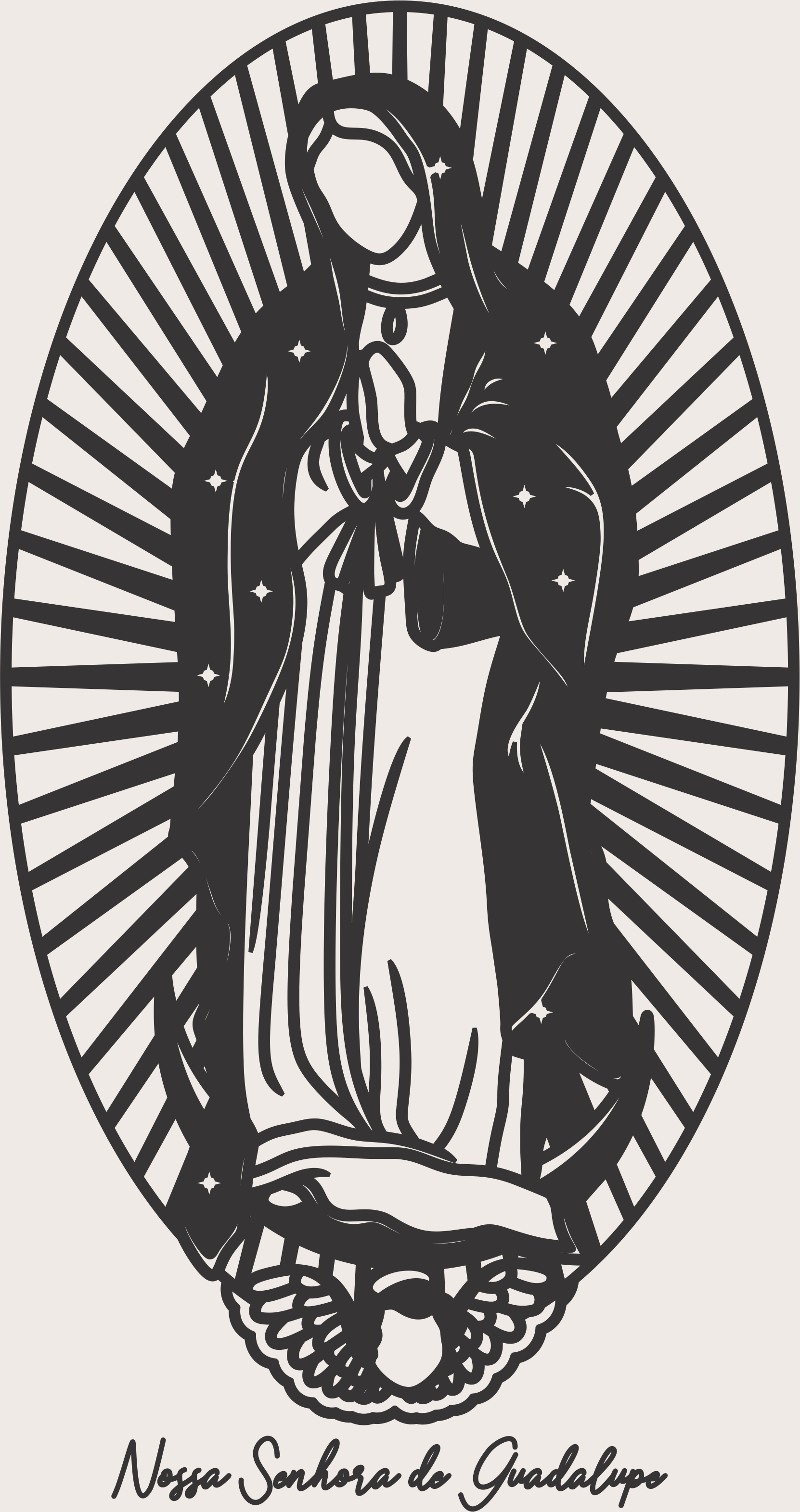 imagem do arquivo vetor para download Vetor de Nossa Senhora de Guadalupe