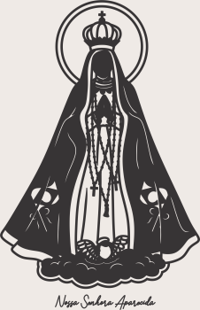 imagem do arquivo vetor para download Vetor de Nossa senhora Aparecida