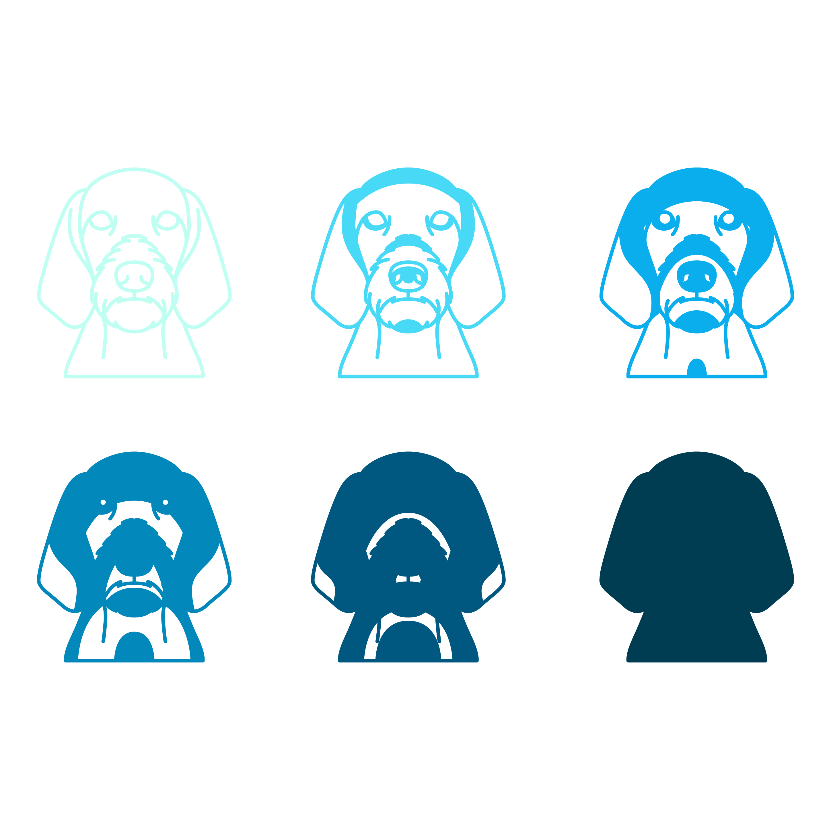 imagem do arquivo vetor para download Vetor de Raça canina Braco húngaro de pelo duro