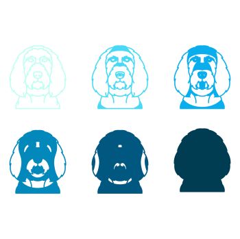 imagem do arquivo vetor para download Vetor de Raça canina Spinoni Italiano