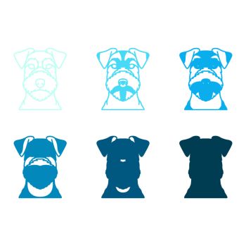 imagem do arquivo vetor para download Vetor de Raça canina Welsh terrier