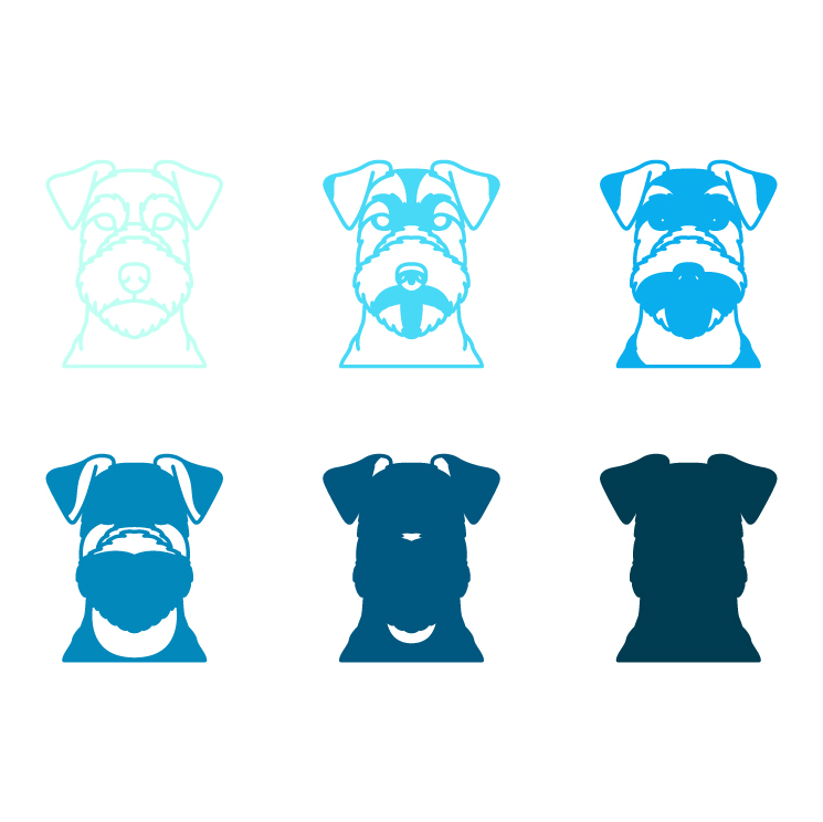 imagem do arquivo vetor para download Vetor de Raça canina Welsh terrier