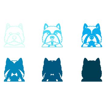 imagem do arquivo vetor para download Vetor de Raça canina West highland white terrier