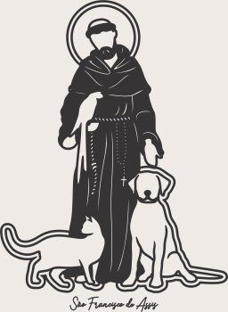 imagem do arquivo vetor para download Vetor de São Francisco de Assis