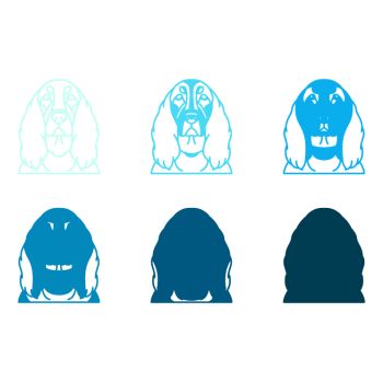 imagem do arquivo vetor para download Vetor de cães da raça Gordon Setter