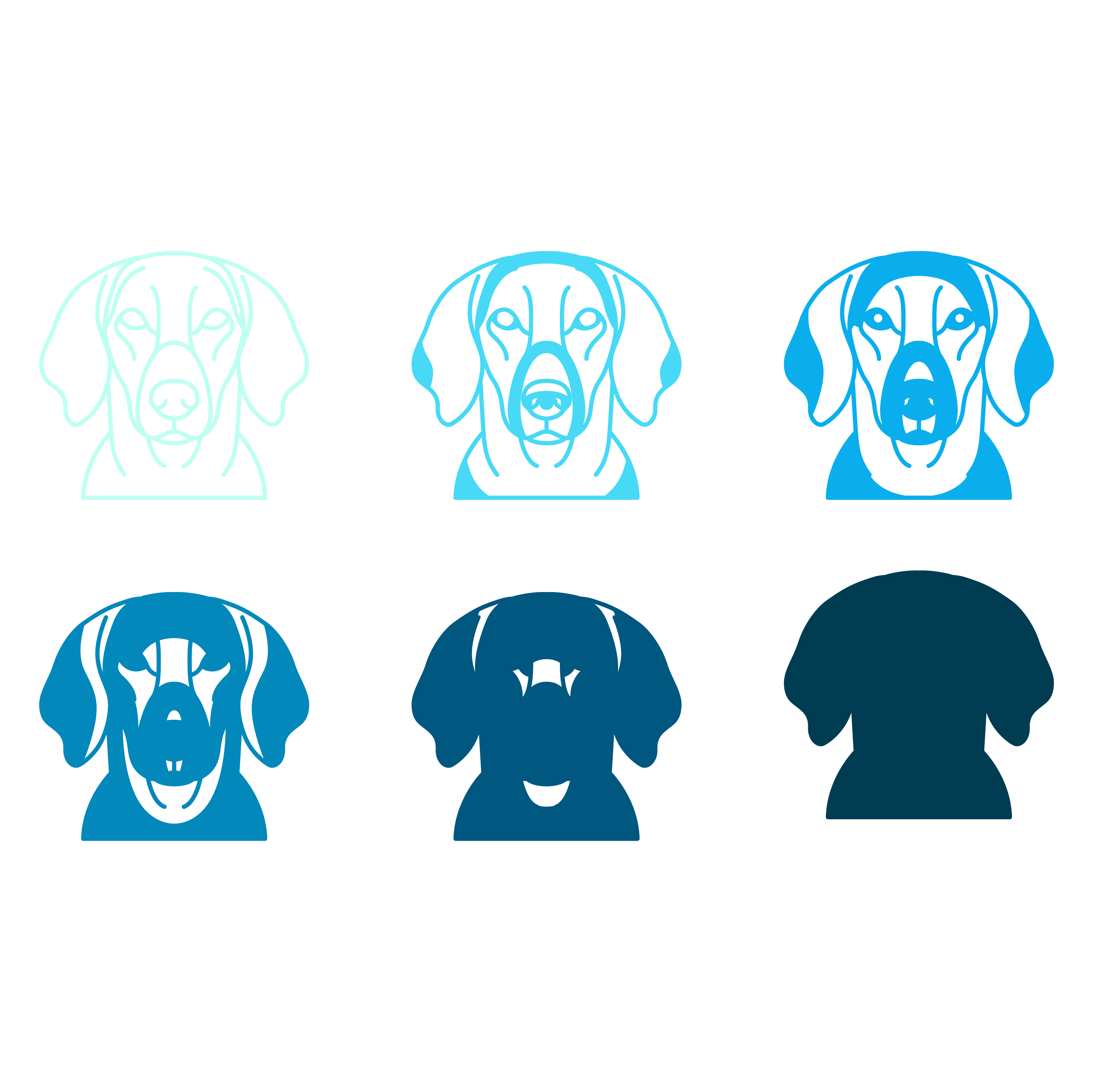 imagem do arquivo vetor para download Vetor de cães da raça Plott Hound