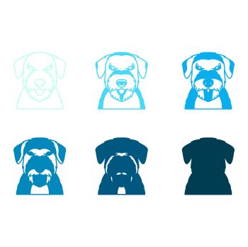 imagem do arquivo vetor para download Vetor de cães da raça Sealyham Terrier