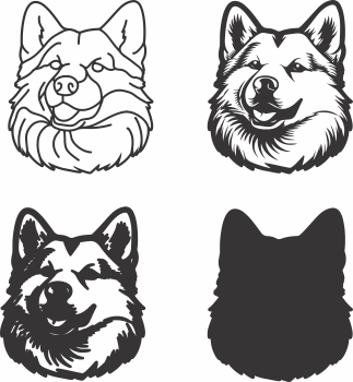 imagem do arquivo vetor para download Vetor de cão Airedale Terrier