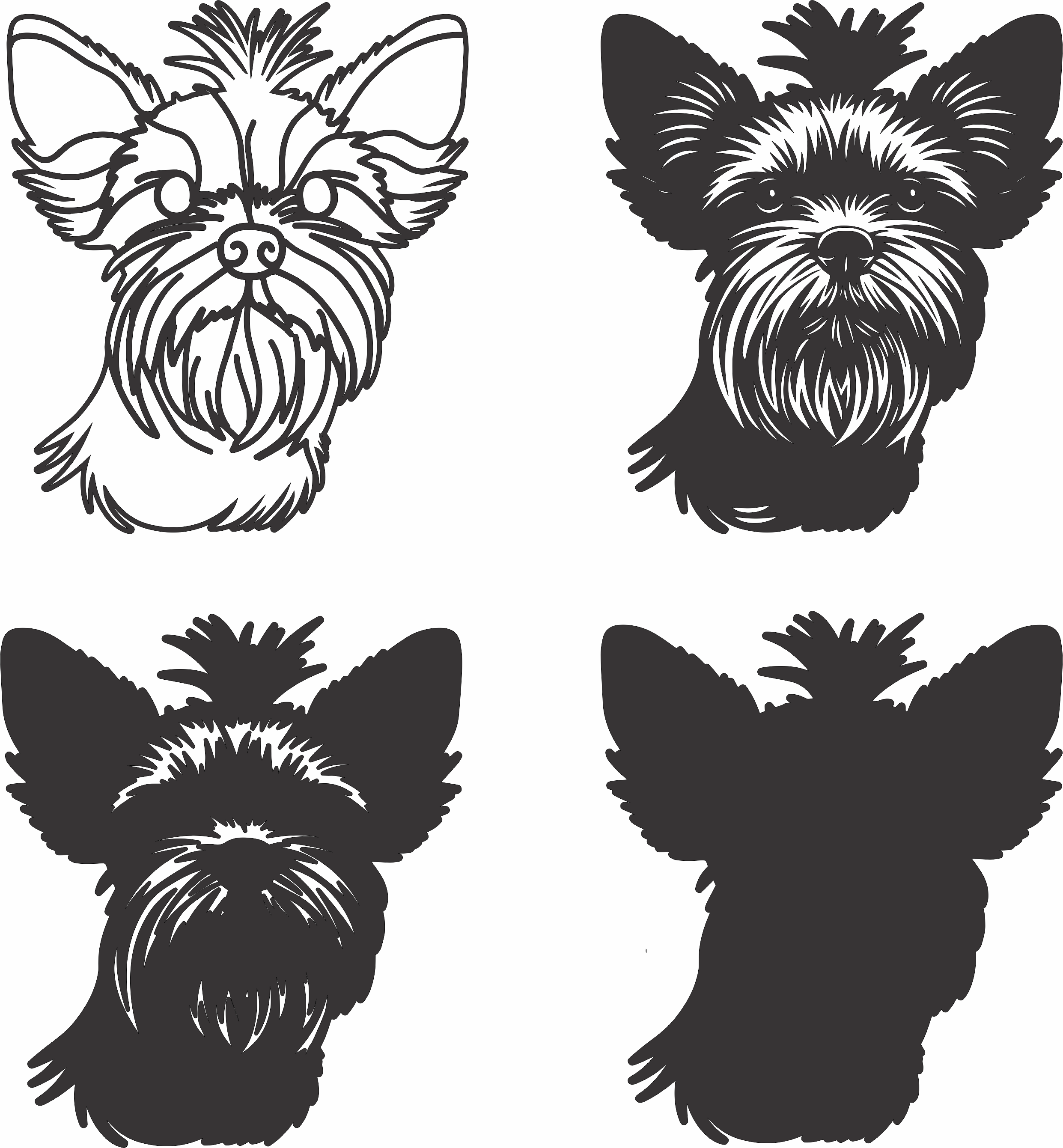 imagem do arquivo vetor para download Vetor de cão Australian Terrier
