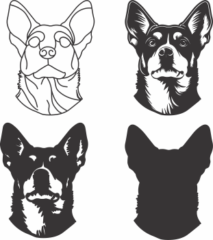 imagem do arquivo vetor para download Vetor de cão Basenji